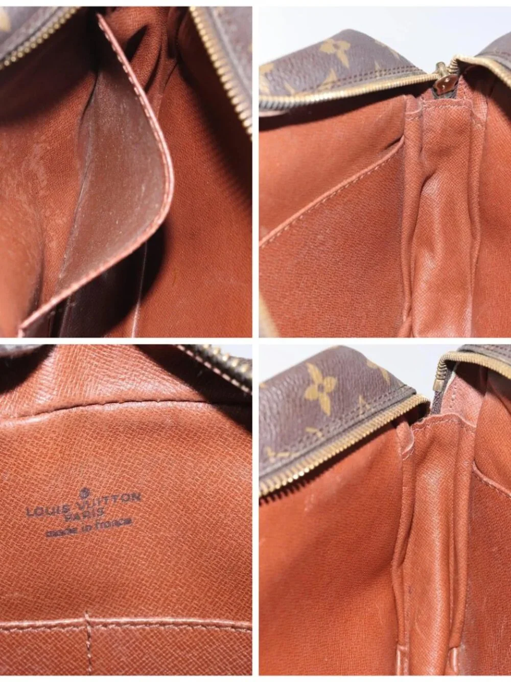 LOUIS VUITTON Monogram Compiegne 28 Clutch Bag M51845 LV Auth
